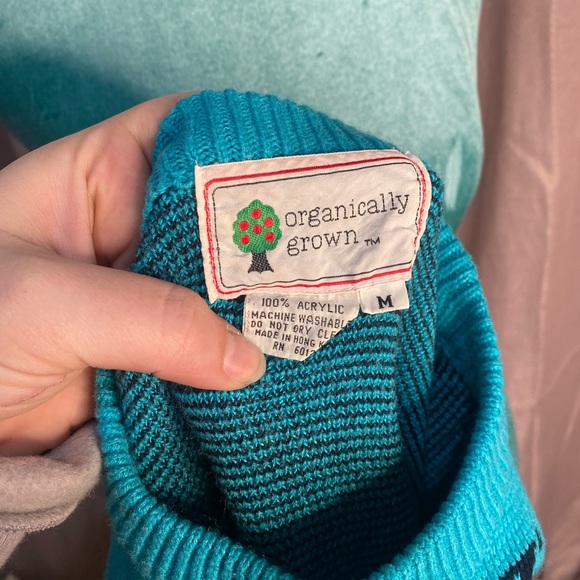 Organically grown: vintage grandpa sweater - Picture 4 of 4